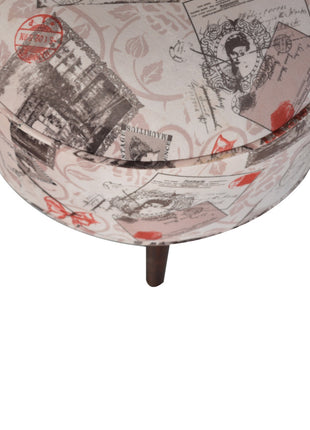 Postcard Footstool