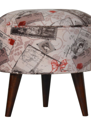 Postcard Footstool