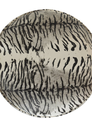 Zebra Print Footstool