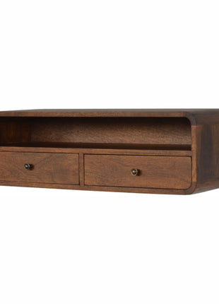Floating Chestnut Open Console