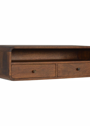 Floating Chestnut Open Console