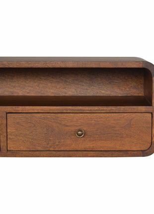 Floating Chestnut Open Console