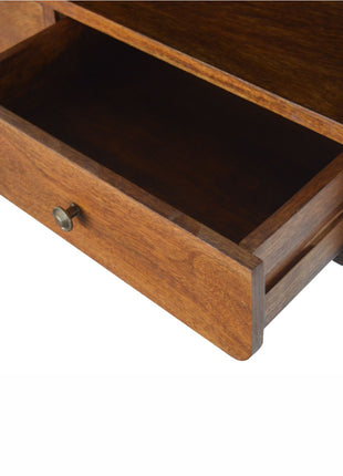 Floating Chestnut Open Console