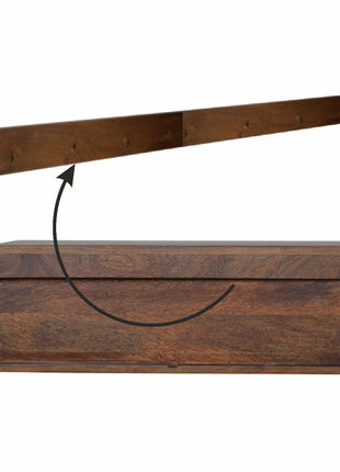 Floating Chestnut Open Console