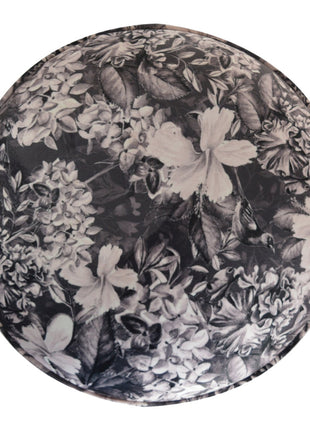 Floral Print Footstool