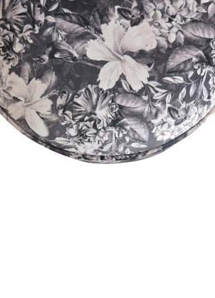 Floral Print Footstool