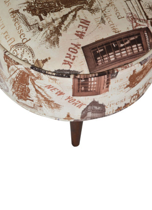 IN1271 - Reposapiés con estampado urbano