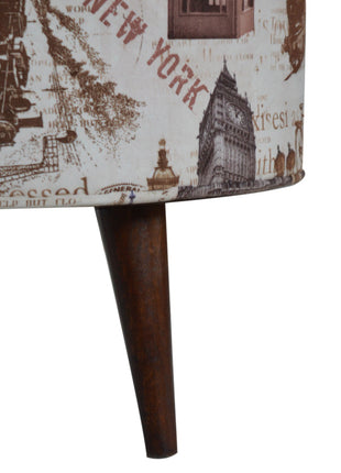 IN1271 - Reposapiés con estampado urbano