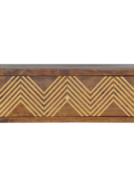 Wall Mounted Chevron Bedside