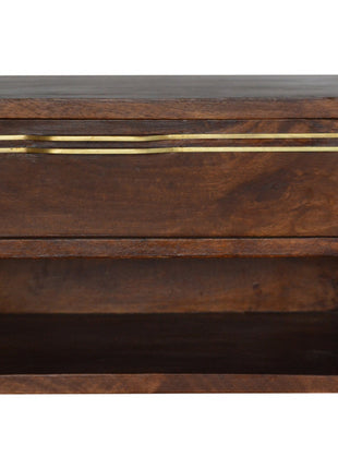 Floating Brass Handle Bedside
