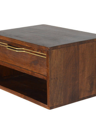 Floating Brass Handle Bedside