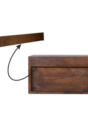 Floating Brass Handle Bedside