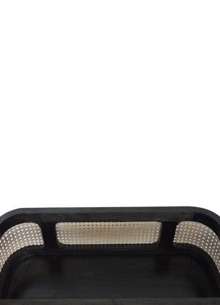 Larissa Carbon Black Tray Table