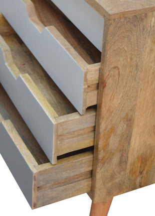 Grey Gradient Sliding Sideboard