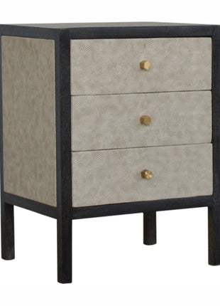 Faux Leather Bedside