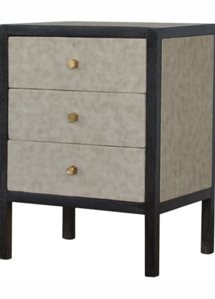 Faux Leather Bedside