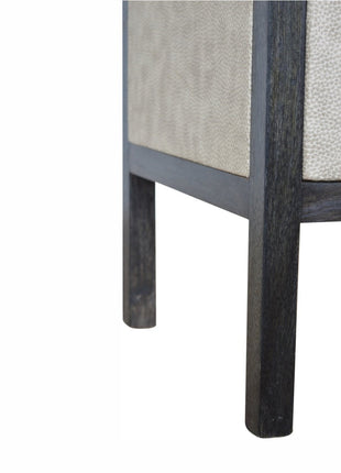 Faux Leather Bedside