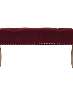 French Style Wine Red Bench