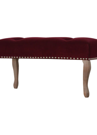 French Style Wine Red Bench