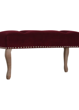 French Style Wine Red Bench