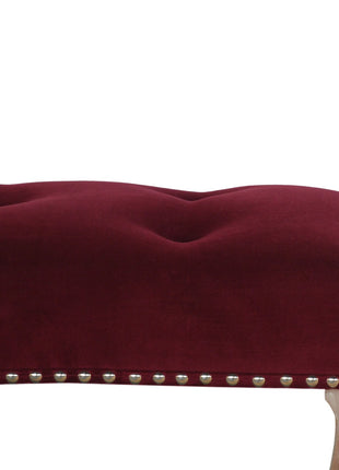 French Style Wine Red Bench