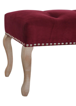 French Style Wine Red Bench