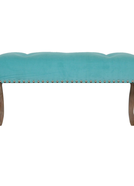Aqua French Style Bench