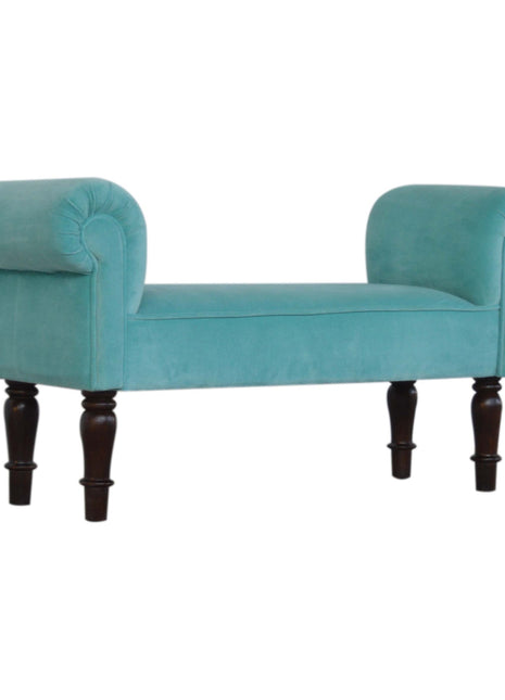 Aqua Velvet Bench