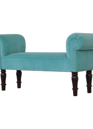 Aqua Velvet Bench