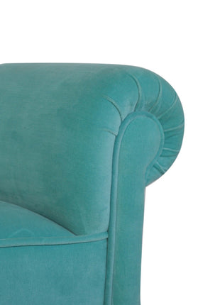 Aqua Velvet Bench