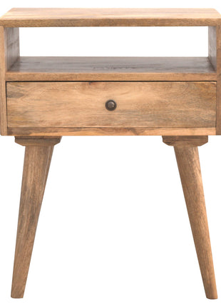 Modern Bedside with Open Slot