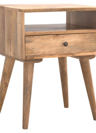 Modern Bedside with Open Slot