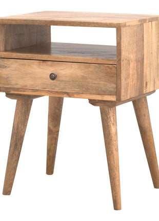Modern Bedside with Open Slot