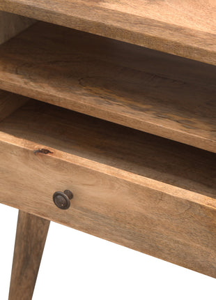 Modern Bedside with Open Slot