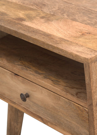 Modern Bedside with Open Slot
