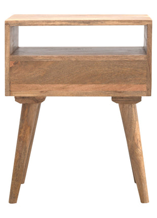 Modern Bedside with Open Slot
