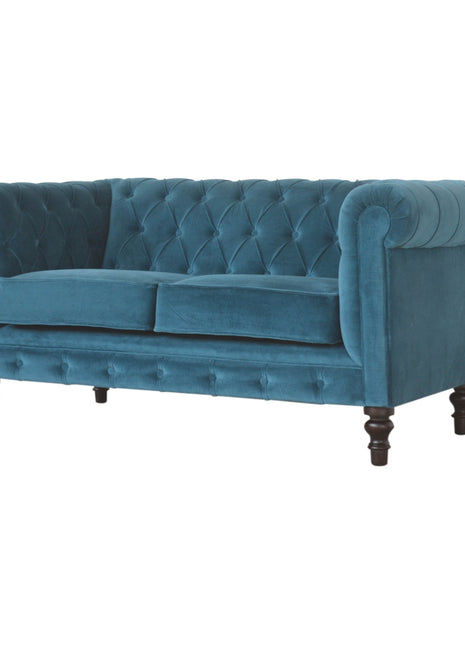 Teal Chesterfield Sofa