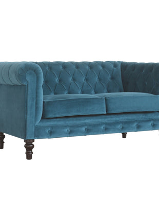 Teal Chesterfield Sofa