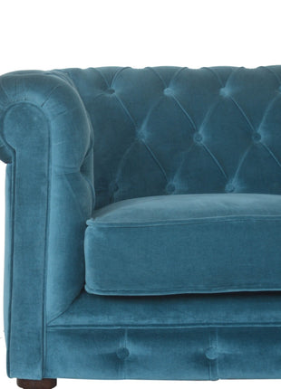 Teal Chesterfield Sofa
