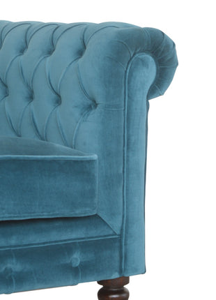 Teal Chesterfield Sofa