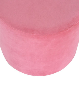 Reposapiés grande rosa con base dorada