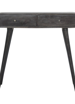 Ash Black Curve Console Table