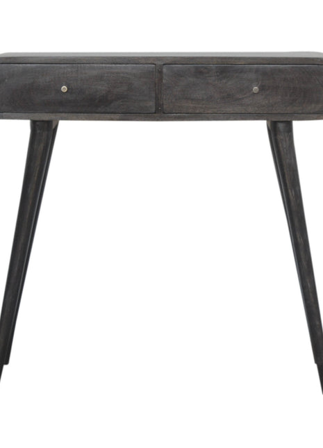 Ash Black Curve Console Table