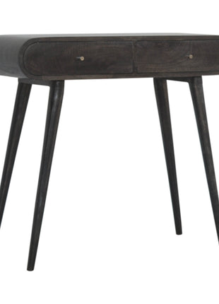 Ash Black Curve Console Table