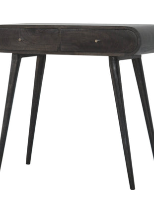 Ash Black Curve Console Table