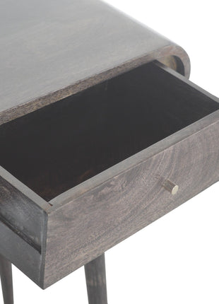 Ash Black Curve Console Table