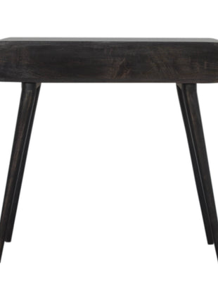 Ash Black Curve Console Table