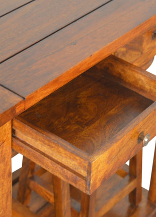 Chestnut Breakfast Table