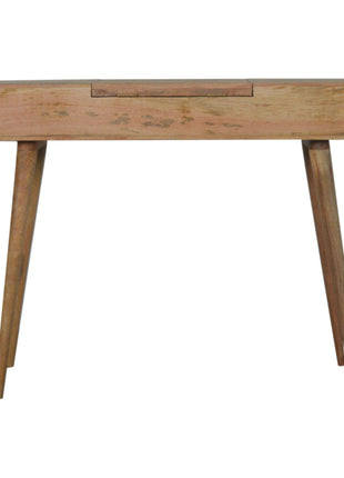 Line Carved Foldable Dressing Table