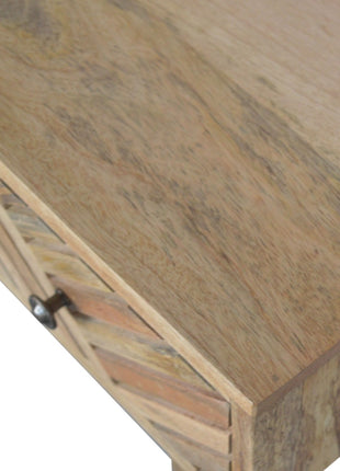 Line Carved Foldable Dressing Table